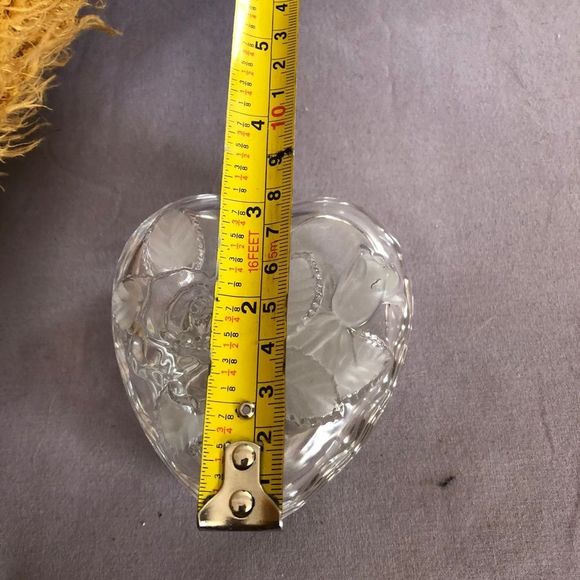 Crystal Vintage  heart  container - Picture 5 of 8